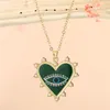 S2290 Fashion Jewelry Heart Evil Eye Pendant Necklace Blue Eyes Choker Necklaces