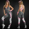 Fashion Yoga Set Femme Gym Sporting PlaySuit Vêtements Exercice Top Jumpsuit Vêtements de sport SoftSwear Soft Yoga Leggings x0629