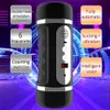 Contagem automática Masculbator masculino Glans Exerciser Fasturbate Cup Gemofing Sucking Vibrando para homens Máquina de sexo sexual brinquedo para homens x0328179755