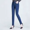 GareMay Jean for Women Slim Femme Pantalona Spring Straight Jeans a vita alta da donna Plus Size Abbigliamento in denim Pantaloni di cotone 210514