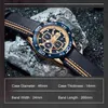 Naviforce Sport Zegarki Dla Mężczyzn Luksusowa Marka Niebieski Wojskowy Prawdziwej Skóry Wrist Watch Man Clock Moda Chronograph Wristwatch 211124