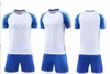 moda 11 set di maglie vuote della squadra, personalizzate, allenamento calcio indossa maniche corte in esecuzione con pantaloncini 0000007