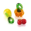 Cuentas de vidrio de lámpara hecha a mano con cordones de fruta vegetal Espaciador suelto para bricolaje Pulseras con cuentas Pendientes Joyas