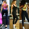 Esporte Roupa Backless Sport Seat Workout Tracksuit para Mulheres Running Tight Dance Sportswear Gym Yoga Mulheres Set Q190521