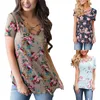 Moda casual Boho Chiffon floreale Camicie estive Top e camicette da donna Tunica femminile per Femme Plus Size 5XL Big Size 4XL 210507