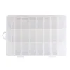 Storage Boxes & Bins Adjustable 24 Compartment Plastic Box Jewelry Earring Case OR L0314