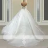 Luxe encolure dégagée robe de bal robes de mariée 2022 hors de l'épaule dentelle Appliques perles Vestido de Novia robes de mariée Mariage