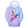 Mais novo Clássico 3D Homens Mulheres Outono Cool 3D Hoodies Impressão Borboleta Suéter Harajuku Suéter Moda Moda Hoodies Sport Pullover Y211118