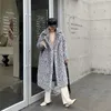 Inverno spesso caldo leopardo lungo cappotto di pelliccia di orsacchiotto capispalla donna alta qualità collare allentato giacca di pelliccia di coniglio finta femminile 211110