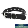 Womens Man Dark Black Punk Gothic Wind Sexy Rivet Alternative Metal Slave PU Leather Collar Traction Rope BDSM Bondage Necklace