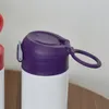 6 colores Espacios en blanco de sublimación Botella de agua recta para niños de 12 oz Tazas de rebote con aislamiento de doble pared de acero inoxidable Impresión por transferencia de calor DIY Vasos para niños Taza para sorber