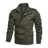 Ymwmhu Ankomst Herr Bomber Jacka Långärmad Vinterrock Moto Biker Jackor Mens Mode Kläder Trender Army Green 210811