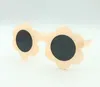 2021 ronde fleur forme bébé lunettes de soleil rose jaune bonbon couleur enfants décoratif lunettes de soleil enfants extérieur lunettes de soleil 6 couleurs garçons filles lunettes