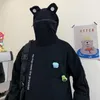 Erkek Hoodies Tişörtü Özel Yüz Fermuar Hoodie Boş Tam Zip Hoodiethe Kurbağa