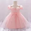 Girl039s Dresses 2021 1 ° compleanno Born Abito da concorso Christing per la festa della bambina Principessa festa di pizzo e nozze Floral8887023