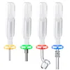 Love_e_cig CSYC NC007 Hookah 10mm Smoking Pipe Bubbler Bongs GR2 titanium Quartz Nail Mini Glass Water Pipes Bubblers