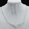 Jewelry Sets Luxury designer Bracelet Fashion Bridesmaid Bridal for Women Rhinestone Crystal Necklace Earrings Prom Wedding