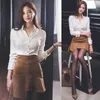 Autumn Casual Simple White Shirt Women Korean Office Lady Elegant Slim Tops Vogor Sean Blouse Camisas Mujer 12300 210521