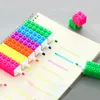 Reforçadores 1 PC MilleLiner Highlighter Pen Planejador Notebook DIY Marcação para Pais Coloridas Escola Papelaria Bonito 6 Cores Estudante