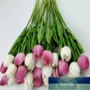 Decorative Flowers & Wreaths 10 Pcs/lot Tulip Artificial Bouquet Real Touch For Home Decoration Wedding