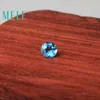 Mele naturalny niebieski topaz do tworzenia biżuterii, jasny 6mm okrągłe cięcie luźny kamień, biżuteria z kamienia H1015