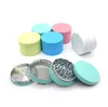 2021 Roken Herb Grinder Gloed in Dark Dampizer 40mm 50mm 55mm 63mm 4 Stuk Zinklegering Handgemaakte Spice Crusher