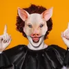 Halloween Mask Pig Shape Exquisite Face Cover Realistic EVA Party for Gifts Children2605106