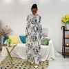 Ethnic Clothing African Print Dresses For Women 2022 Spring Summer Fashion Robe Africaine Femme Bazin Riche Long Dress Ladies Maxi Party