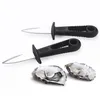 Oyster Knife Scallop Kniv Rostfritt stål Praktiskt skaldjur Öppna skalverktyg Slitstarkt multifunktion Praktiska köksredskap