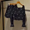 Koreański Dorywczo Dwuczęściowy Zestaw Kobiety Crop Top Pojedynczy Krótki Koszulka Bluzka + Elastyczna Talia Szorty Zestawy Słodkie Spodnie 2 Sztuk 210514