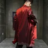 Этническая одежда длинные Hanfu хлопковое белье плащ пальто ветровка халат платье 2021 китайский стиль тонкий тан костюм плюс размер одежды мужчины