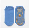 Chaussettes de trampoline pour enfants Chaussette de yoga antidérapante avec poignées Garçons Filles Chaussette de sol antidérapante pour nourrissons Bas de pinces collantes pour Pilates Ballet Barre exercice sox