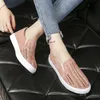 Women Loafers Espadrilles TOP-Quality Casual Flat Fabric Shoes Summer Hollow Round Canvas Trainers Pink Blue Fashion Walking Sports Skate Shoe 009