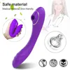 NXY Vibratori Clit Sucker Vibratore per donne Dildo potente Capezzolo orale Succhiare Stimolatore clitorideo Vibrante Giocattoli sessuali femminili Adulti 18 1119