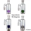 Verschiedene Glas-Wasserpfeifen, dicker 90-Grad-Aschefänger mit Stereo-Fackel, Matrix-Perc-14-mm-Verbindungen, rechtwinklig für Mini-Bongs, Bohrinseln, Raucherzubehör