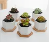 Ceramic Bonsai Pots en gros Mini Porcelaine en porcelaine blanche Fournisseurs pour planteurs de pépinières à domicile d'intérieur succulent