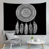 Mandala Tapestry Wall Wiszące kwiat Digital Printed Bohemia Bedspread Plażowa Mata Ręcznika Joga Maty Koc