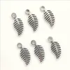 Lot 300 pcs Mini Feuilles Tibétain Argent Charmes Pendentifs pour la fabrication de bijoux Boucle D'oreille Collier Bracelet Porte-clés accessoires 15*6mm DH0766
