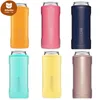 Tazze Slim a doppia parete in acciaio inossidabile con isolamento termico per tazze per lattine da 12 once Slims Cup Thermos (Sirena glitterata) Regalo di Natale ez