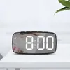 Acrylic/Mirror Alarm Clock LED Digital Voice Control Snooze Time Temperature Display Home Decoration Other Clocks & Accessories