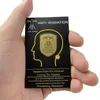 Mobiltelefon Anti Radiation Gadgets 5G EMF Protection Stickers Tillbehör Double 24K Shield Gold för hälso-strålningssäker kvantsignal