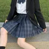 jk uniform plaid skirt orthodox student Japanese college style Kawaii soft girl high street dress Harajuku bottom lovely 210526