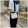 أزياء حقيبة حمل الزهور التطريز دلو Crossbody s للنساء حقائب اليد الفاخرة عالية الجودة مصمم السيدات