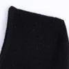 Casual vrouw zwart dikke hooded gebreide sjaal herfst mode dames zachte sjaal vrouwelijke kant up sjaals 210515