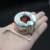 9 Sizes Cockrings Male Scrotum Pendant Stainless Steel Testis Weight Small Inner Diameter Penis Restraint Ring Cockring Sex Toys for Men BB2-210