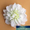 12 cm pivoine tête de fleur Dahlia fausses fleurs bricolage mariage fleur mur fond artificiel décoratif Flowers1