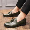 Diseñador de zapatos de caballero para hombres Todas las estaciones borla Moda Encanto Desfile Vestido de novia Calzado de baile de gran tamaño: US6.5-US13