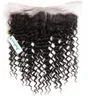 Human Hair Bulks Rosabeauty Deep Wave Bundles With 13x6 Lace Frontal Brazilian Curly Closure 30 Inch Natural Color Wavy3726436