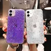 Custodie per telefoni brillanti con paillettes glitterate per iPhone 12 11 Pro Max 8 7 Plus X XR XS Crystal Bling Cover in silicone morbido