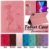 حالة قرص مضاد لـ Shockproof لـ Apple iPad 10.2 Mini 6/5/4 Air 3/2/1 Pro 11/10.5/9.7 Inch Pretty Girl Purosing Pu Leather Flip Kickstand Cover مع بطاقات